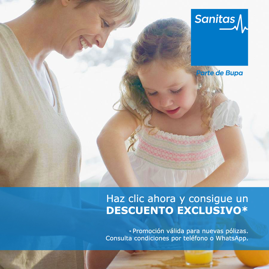 Seguro Sanitas promoción de descuento